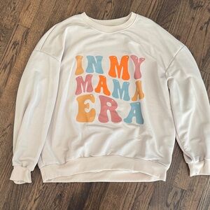 SHEIN Cream Ribbed Knit Top